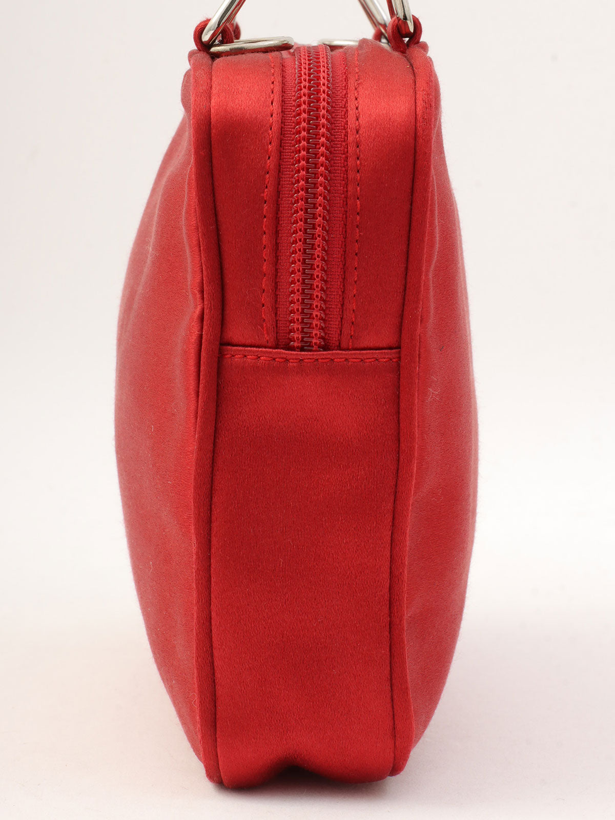 サテンバンブー2wayバッグ レッド