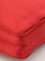 サテンバンブー2wayバッグ レッド