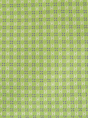 H logo pattern tie in light green