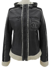 2008 Sport Line Shearling Jacket #38 Black