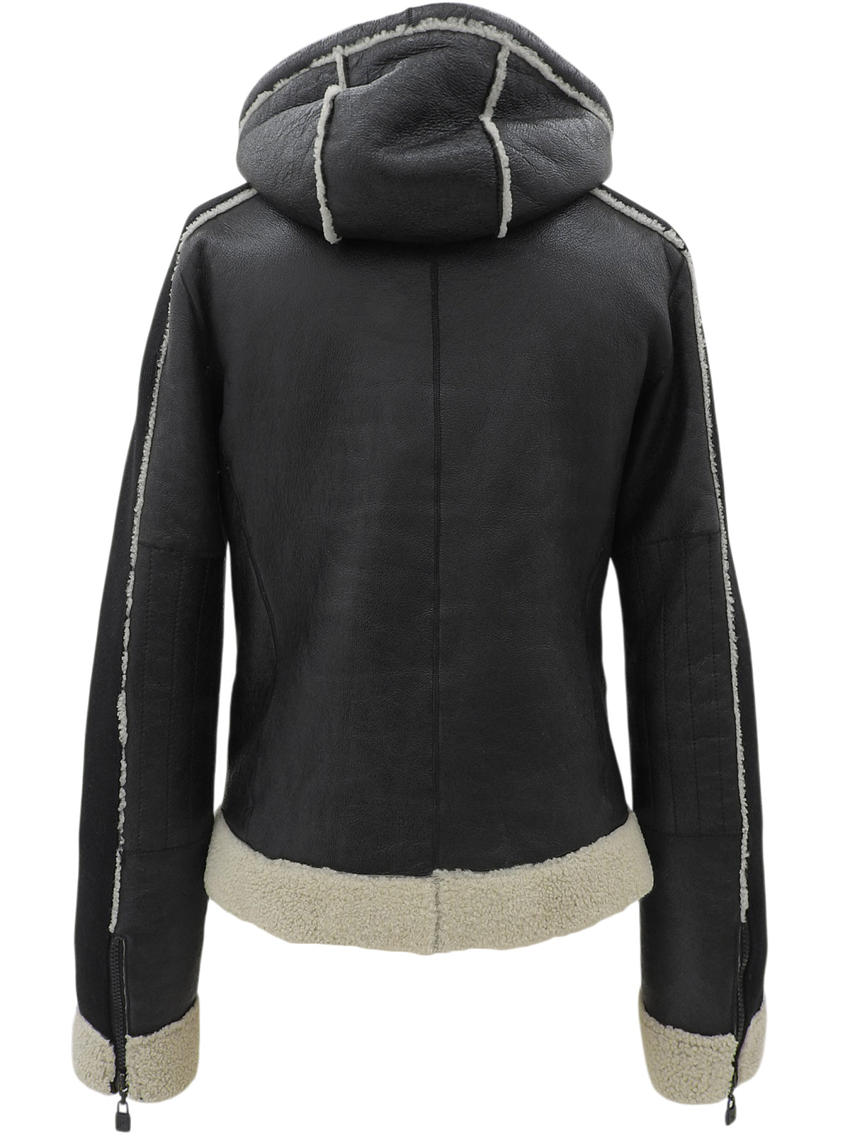 2008 Sport Line Shearling Jacket #38 Black