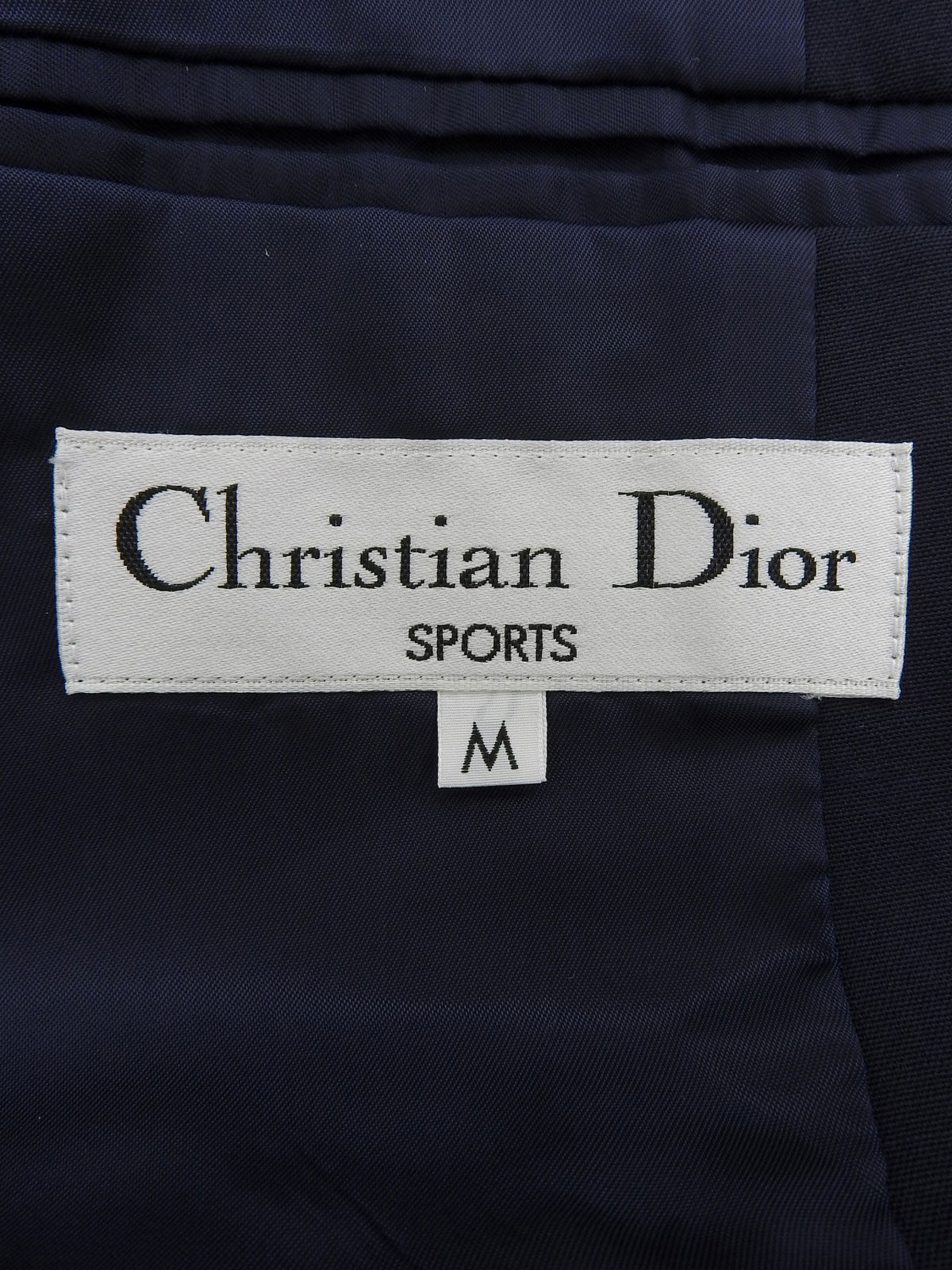 Navy Logo Emblem Embroidered Jacket