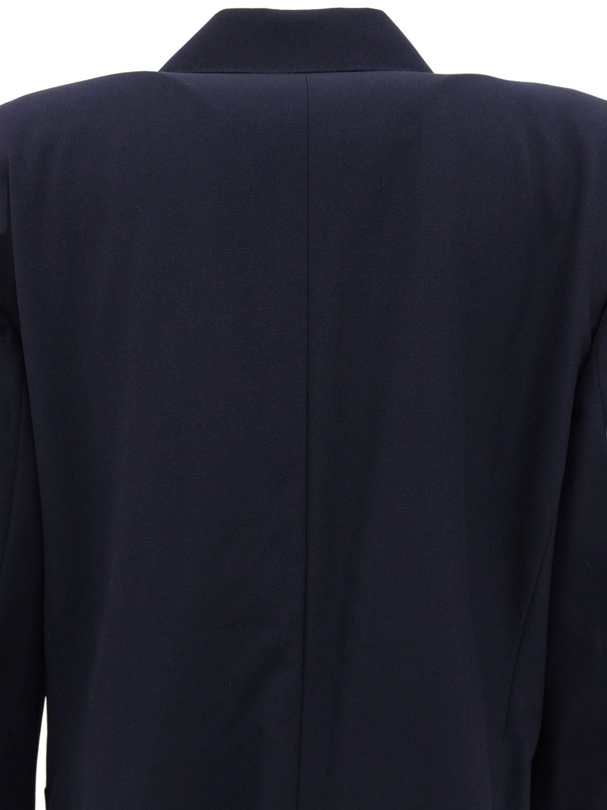 Navy Logo Emblem Embroidered Jacket