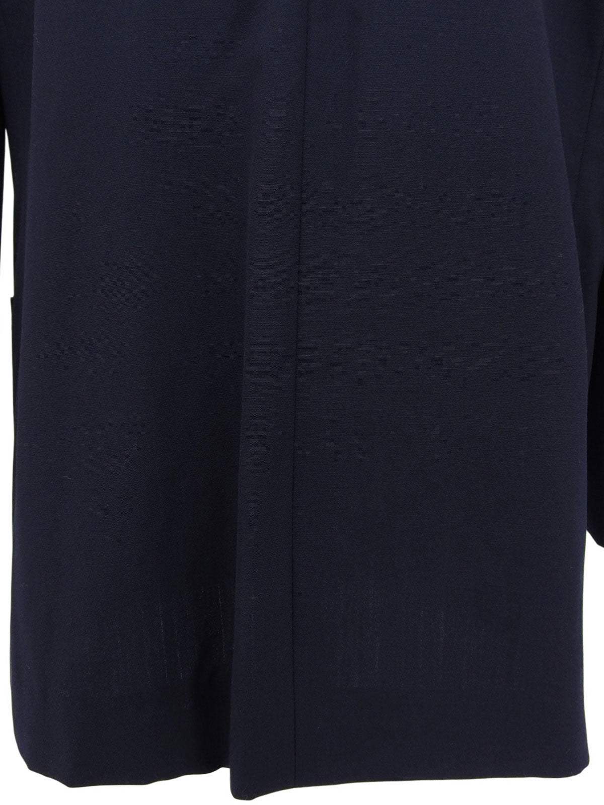 Navy Logo Emblem Embroidered Jacket