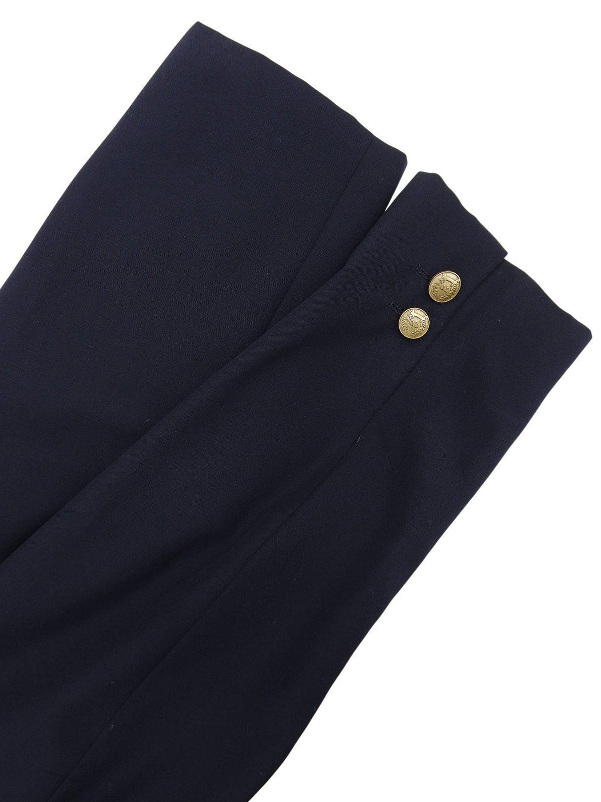 Navy Logo Emblem Embroidered Jacket