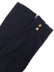 Navy Logo Emblem Embroidered Jacket