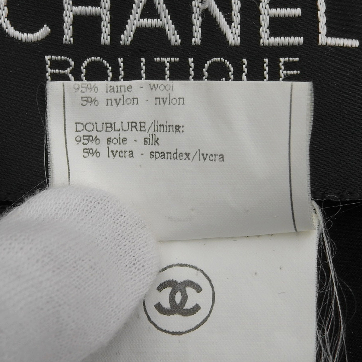 1995 CC mark button short sleeve jacket #40 black