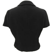 1995 CC mark button short sleeve jacket #40 black