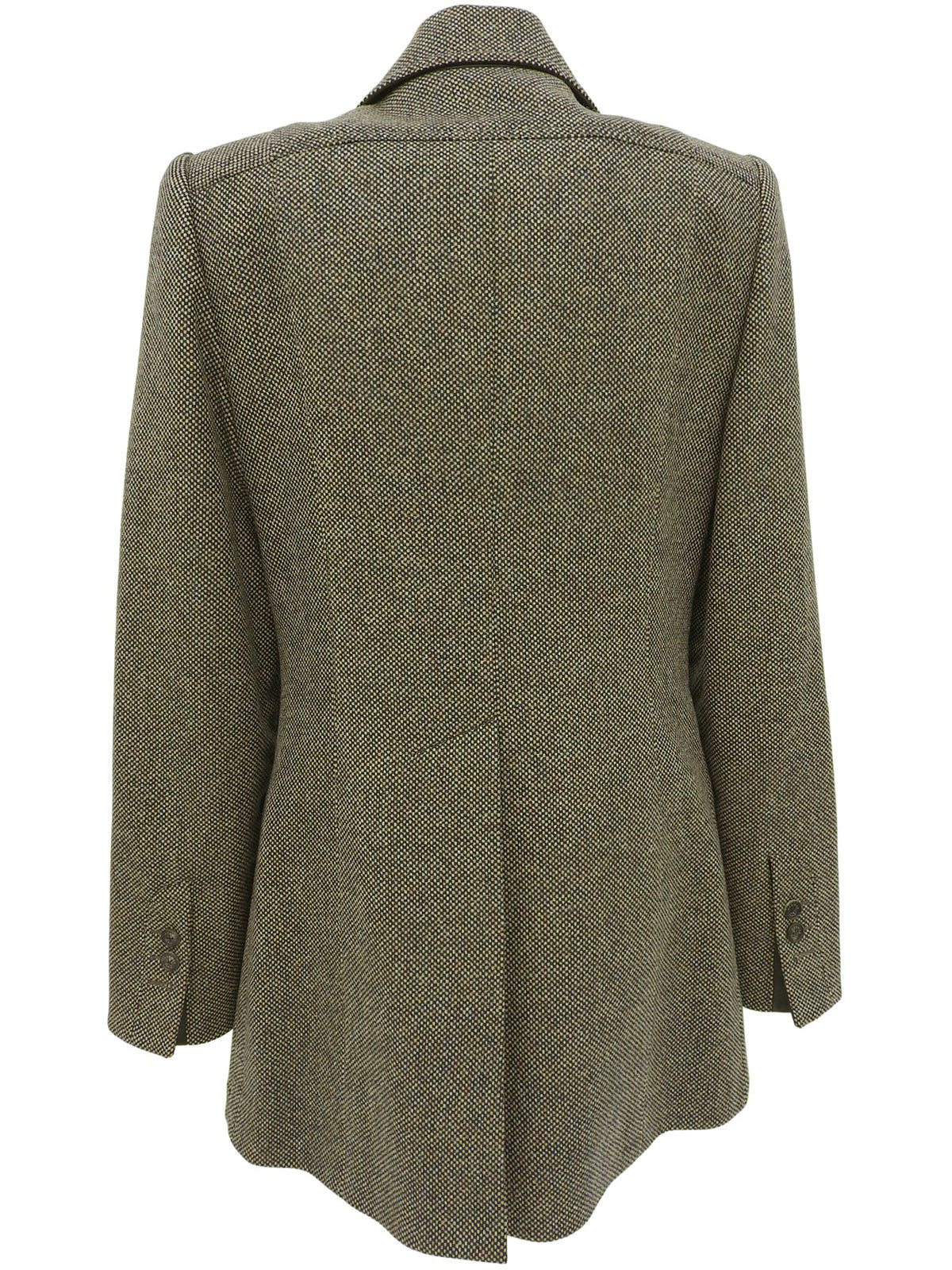 ウールロゴボタンジャケット ベージュ/マルチ