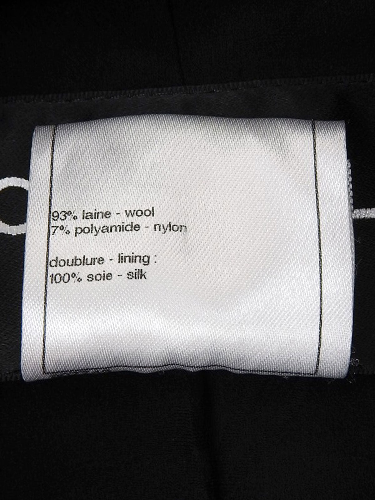 Tweed CC Mark Logo Button Jacket in Black