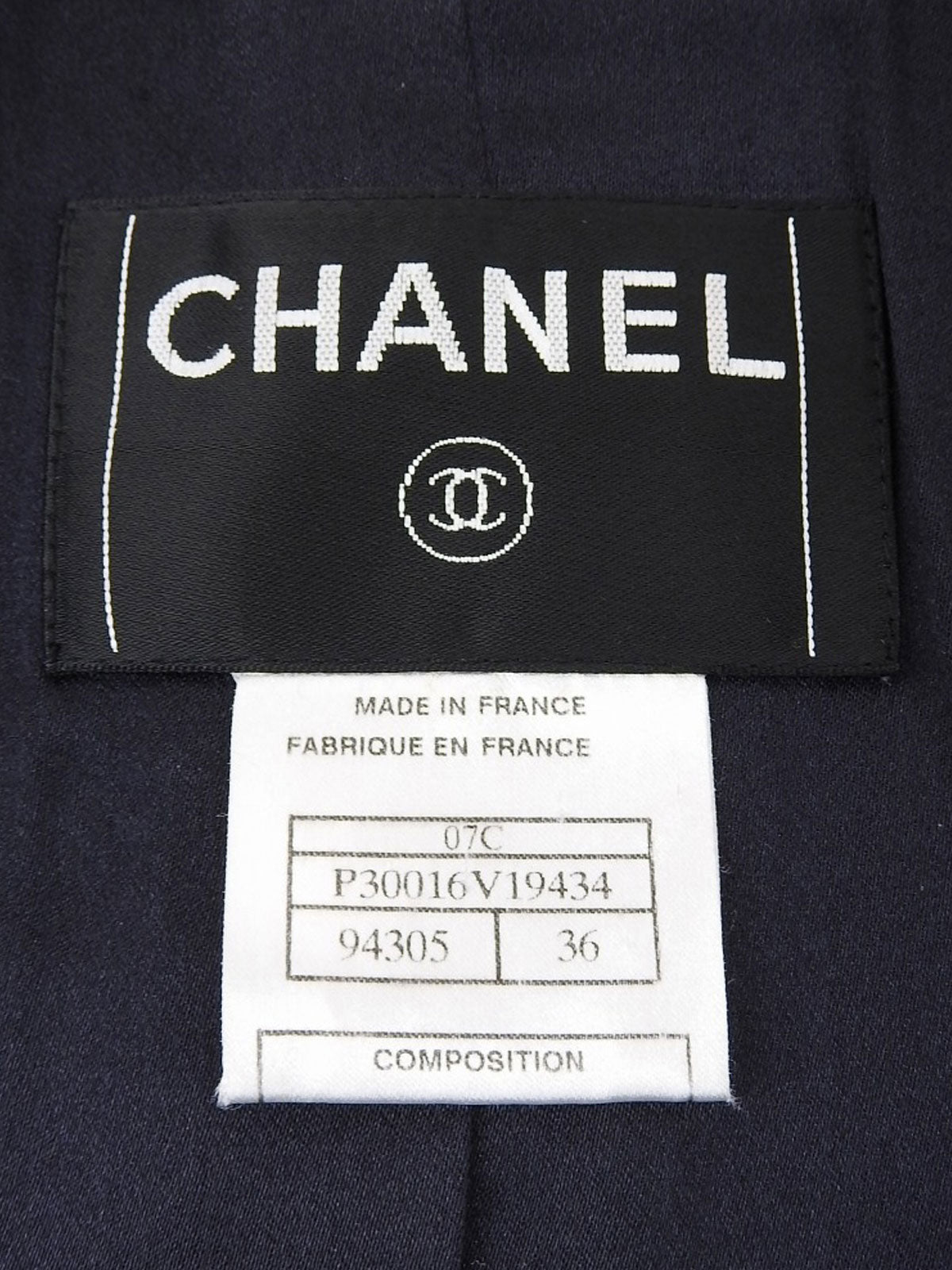 2007 Belted Double-Breasted Jacket, Navy