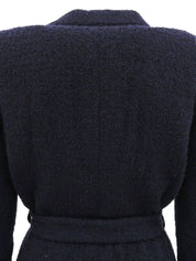 2007 Belted Double-Breasted Jacket, Navy