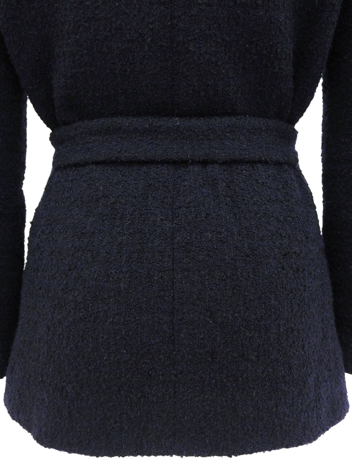 2007 Belted Double-Breasted Jacket, Navy