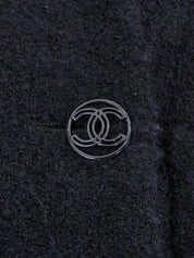 2007 Belted Double-Breasted Jacket, Navy