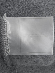 Trim Design CC Mark Stitch Short Sleeve Top in Gray