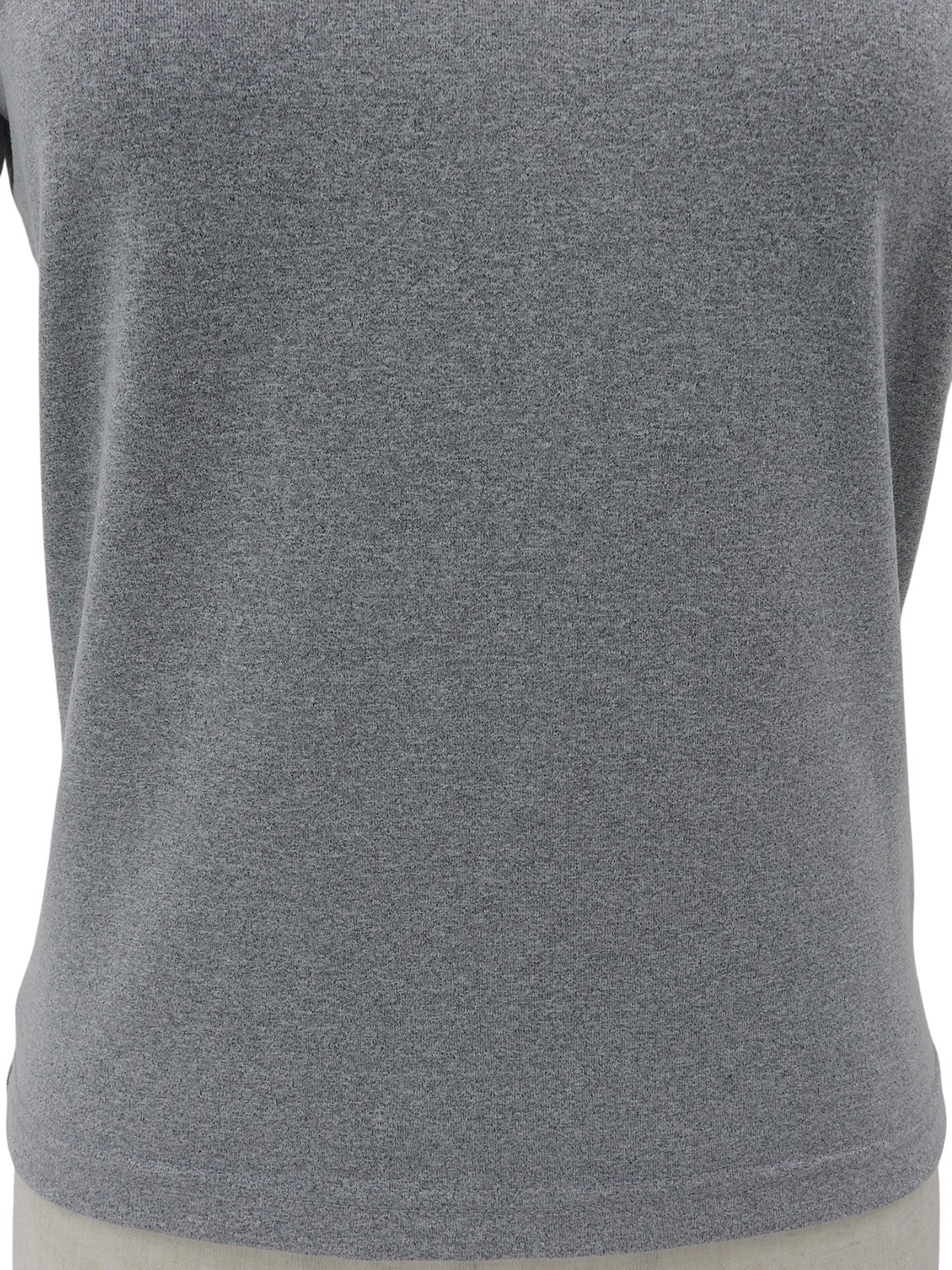 Trim Design CC 标志缝线短袖上衣（灰色）