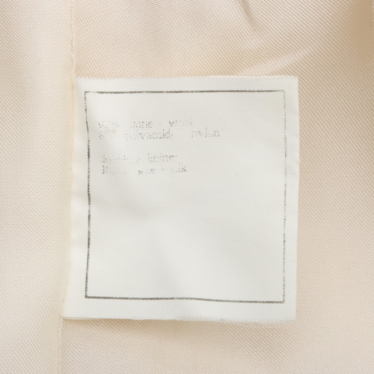 1996 Bicolor CC Mark Button Jacket #40 Ivory
