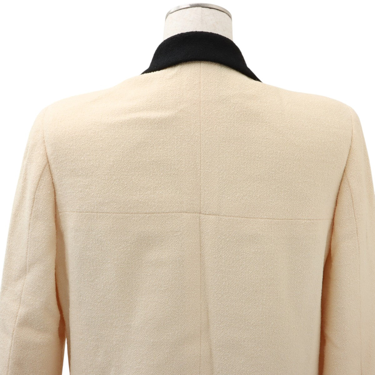 1996 Bicolor CC Mark Button Jacket #40 Ivory