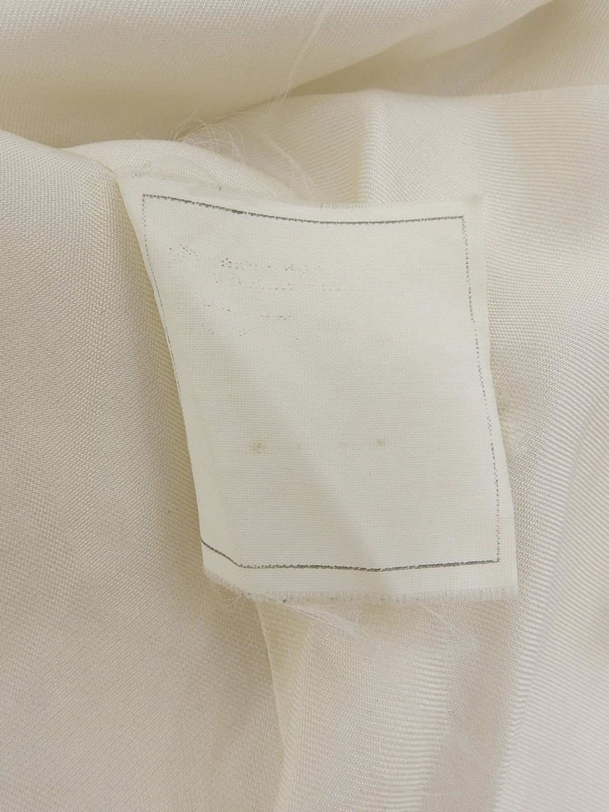 Tweed Two-Tone CC Mark Button Jacket Ivory/Black