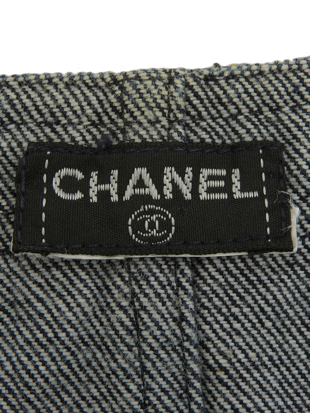 Denim CC Mark Button Vest Indigo