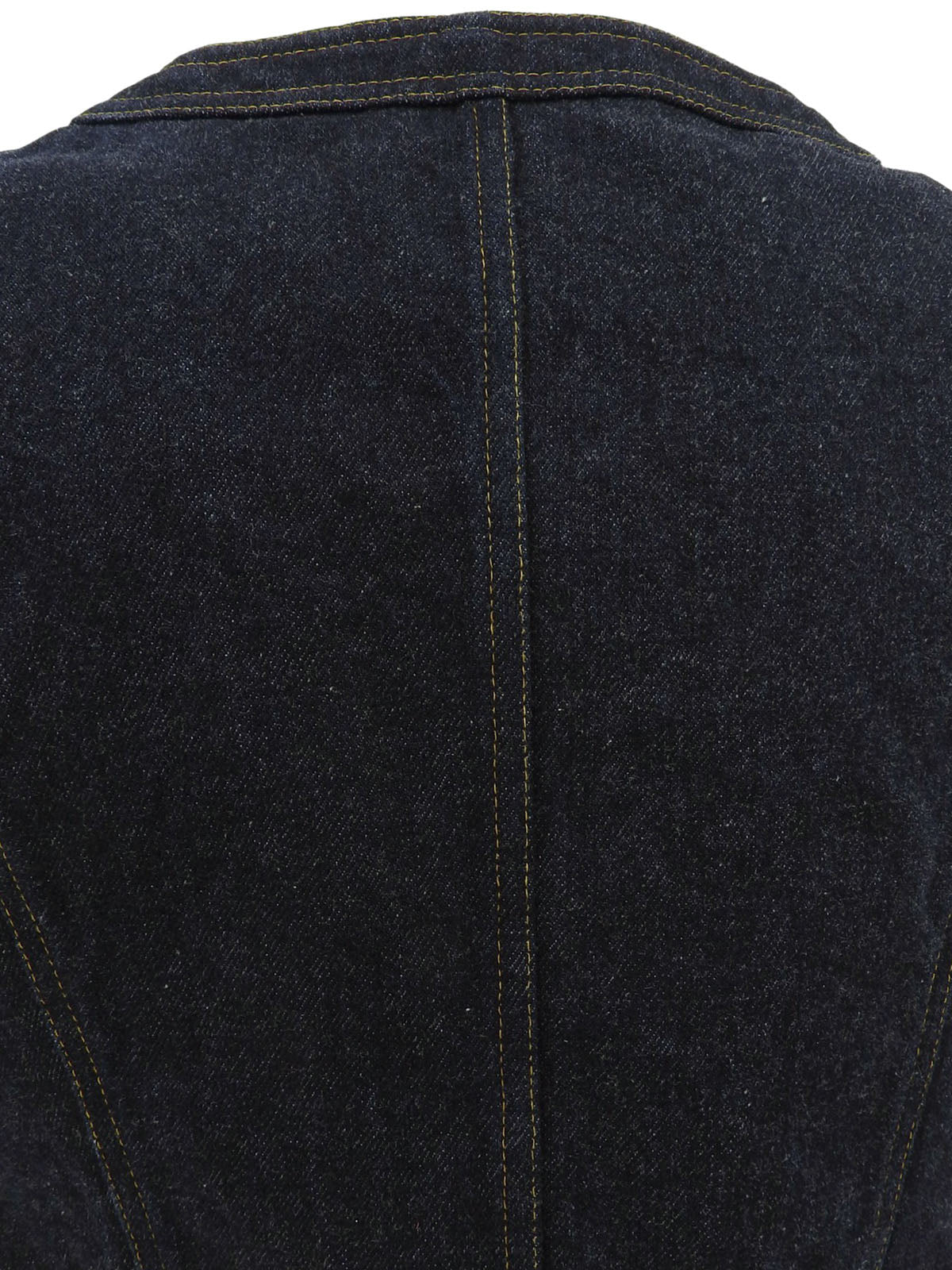 Denim CC Mark Button Vest Indigo