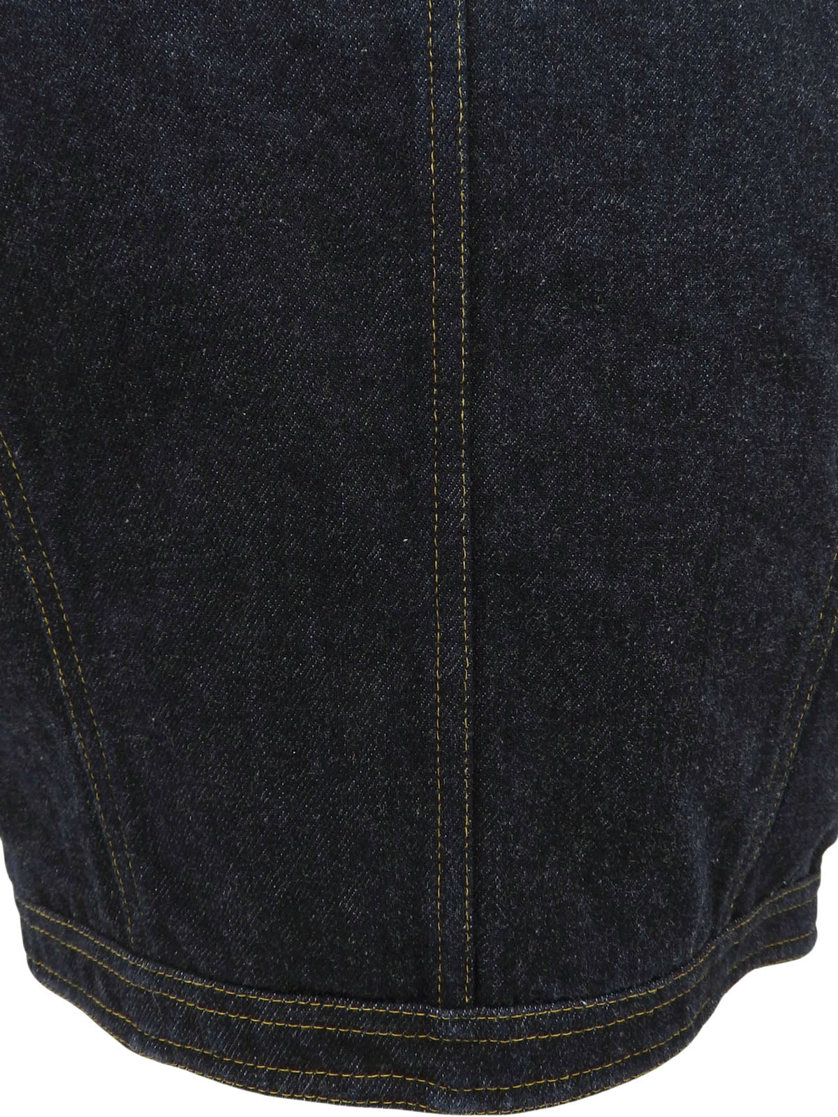 Denim CC Mark Button Vest Indigo