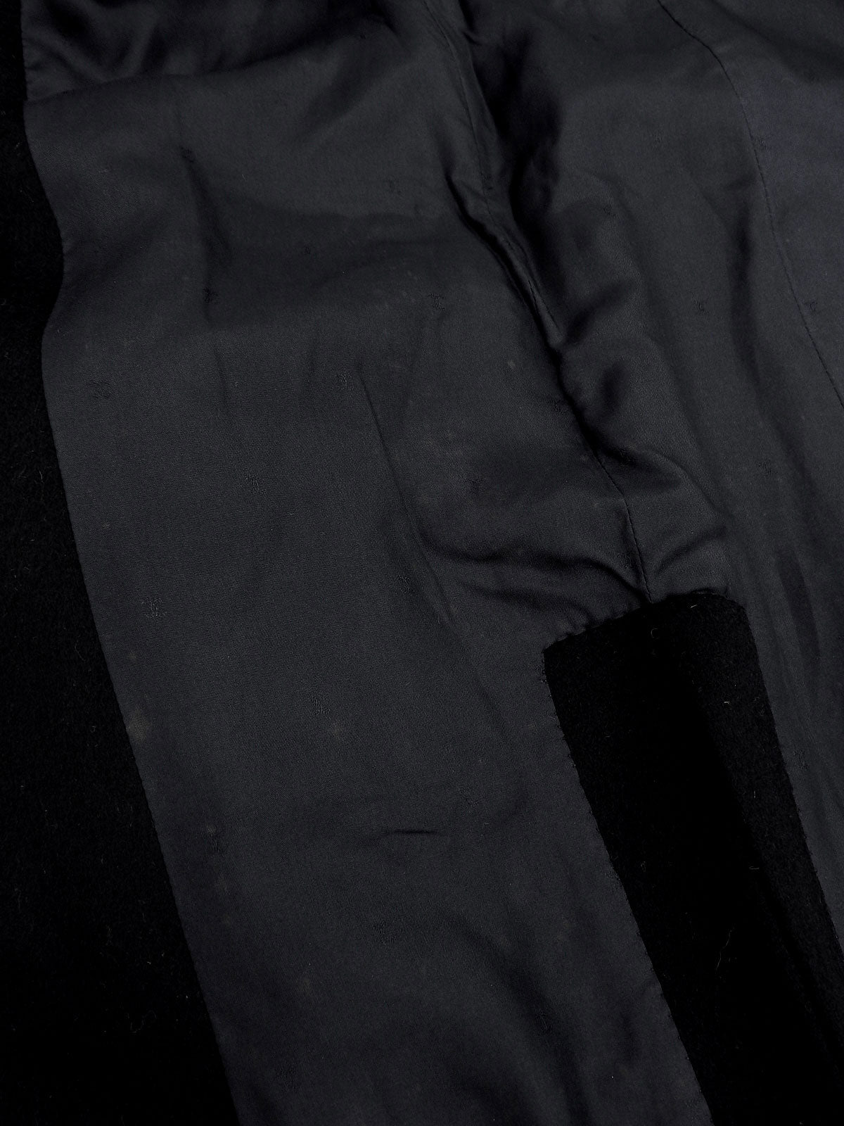 CC Mark Button Double-Breasted Long Coat Navy