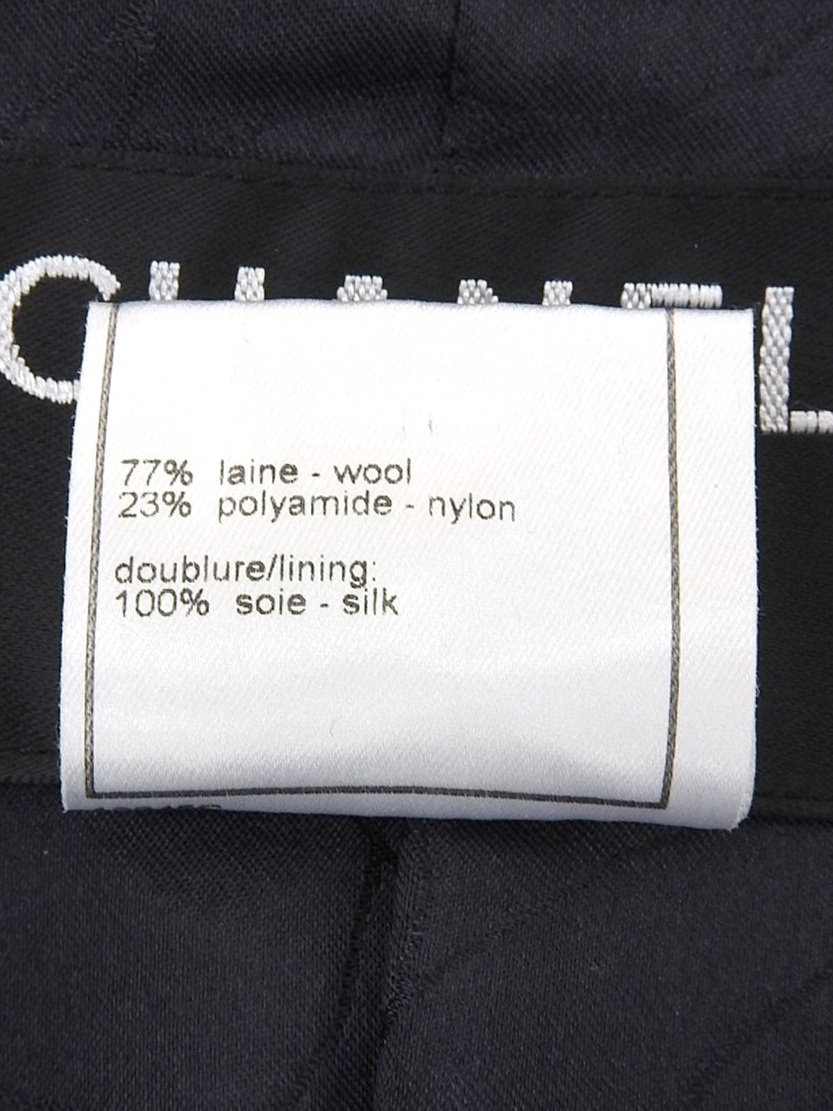 2001 Tweed CC Mark Button Jacket Blue/Gray