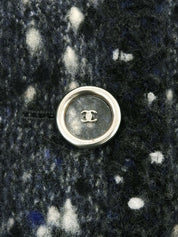 2001 Tweed CC Mark Button Jacket Blue/Gray