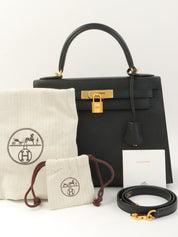 2018年製 ケリー28 ブラック