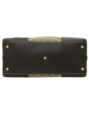 Canvas GG Pattern One-Shoulder Bag in Beige