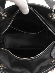 カナージュステッチトートバッグ ブラック