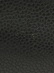 2016 鱼子酱纹理 CC 标志链条手提包 灰色