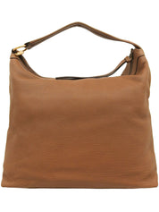Side Interlocking One-Shoulder Bag Brown