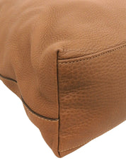 Side Interlocking One-Shoulder Bag Brown