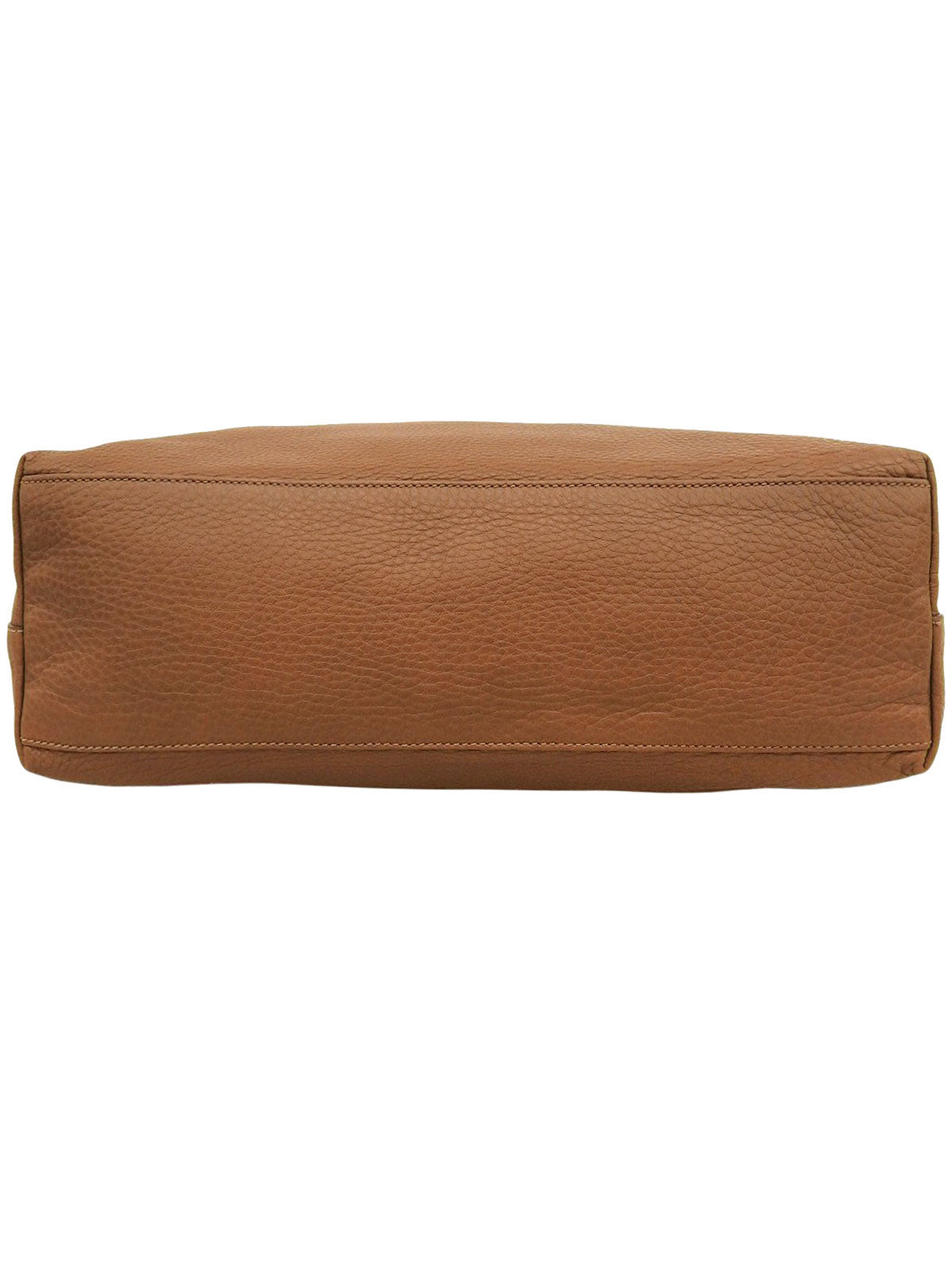 棕色侧扣式单肩包