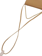 Logo Plate 2-Way Bag Beige