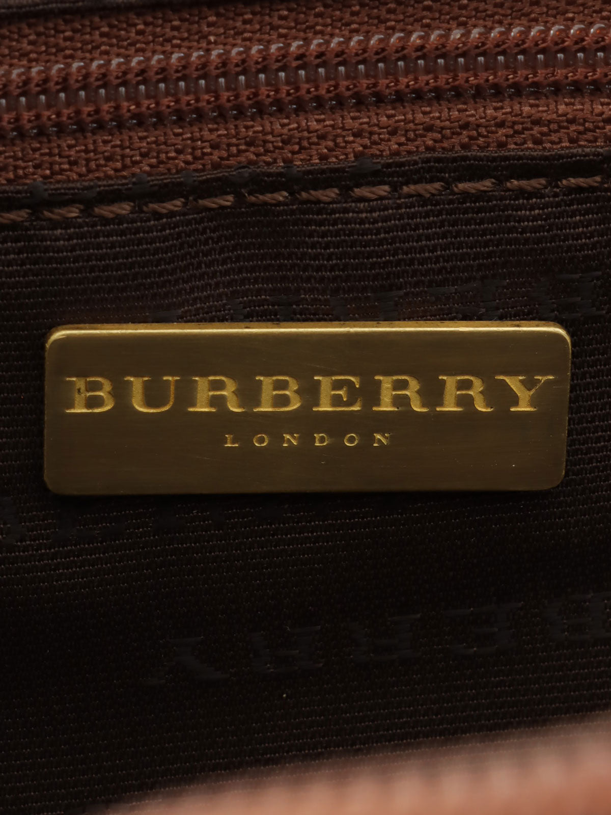 Nova Check Pattern Clutch Bag in Beige/Multi