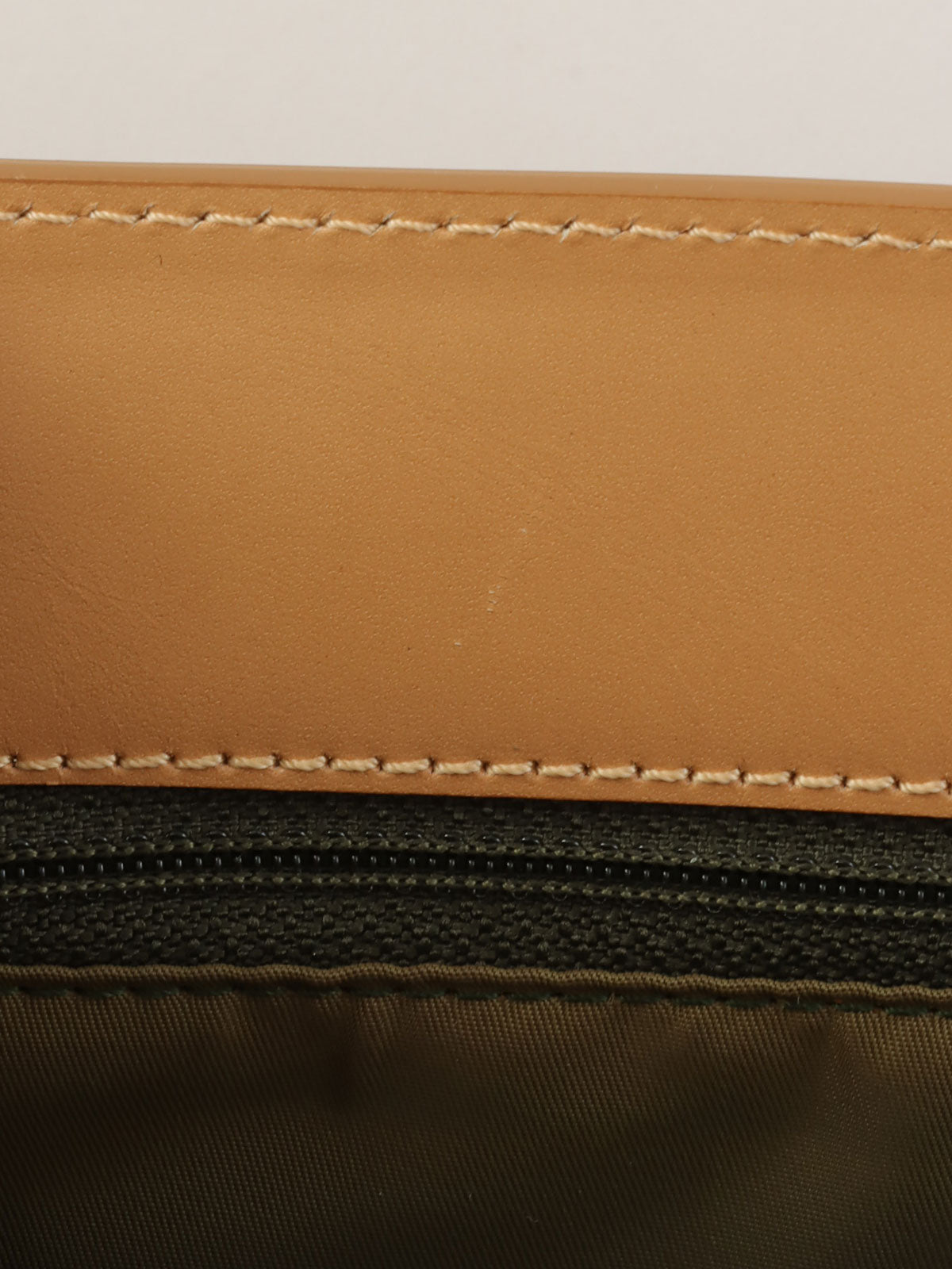 トロッターパターントートバッグ カーキ/ベージュ