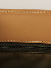 トロッターパターントートバッグ カーキ/ベージュ