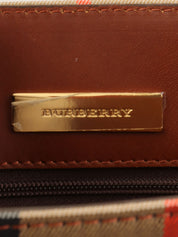 ノバチェックパターントートバッグ ベージュ/ブラウン