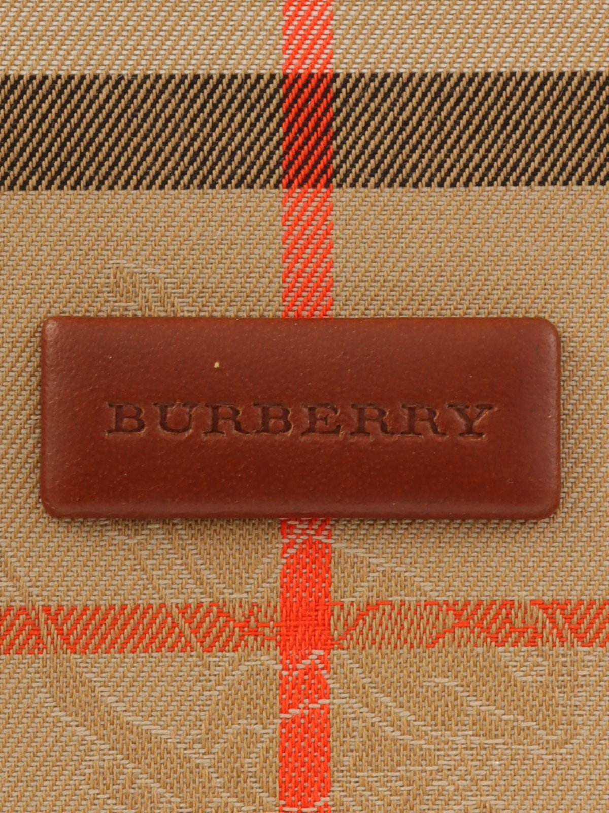 ノバチェックパターントートバッグ ベージュ/ブラウン