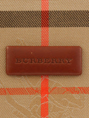 ノバチェックパターントートバッグ ベージュ/ブラウン