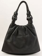 アナグラムステッチショルダーバッグ ブラック