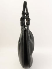 アナグラムステッチショルダーバッグ ブラック