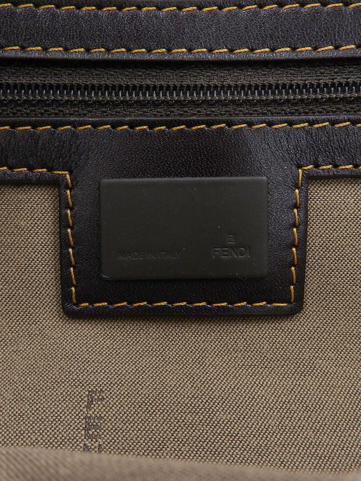 FF Zucchino Pattern Tote Bag, Beige