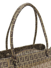 FF Zucchino Pattern Tote Bag, Beige