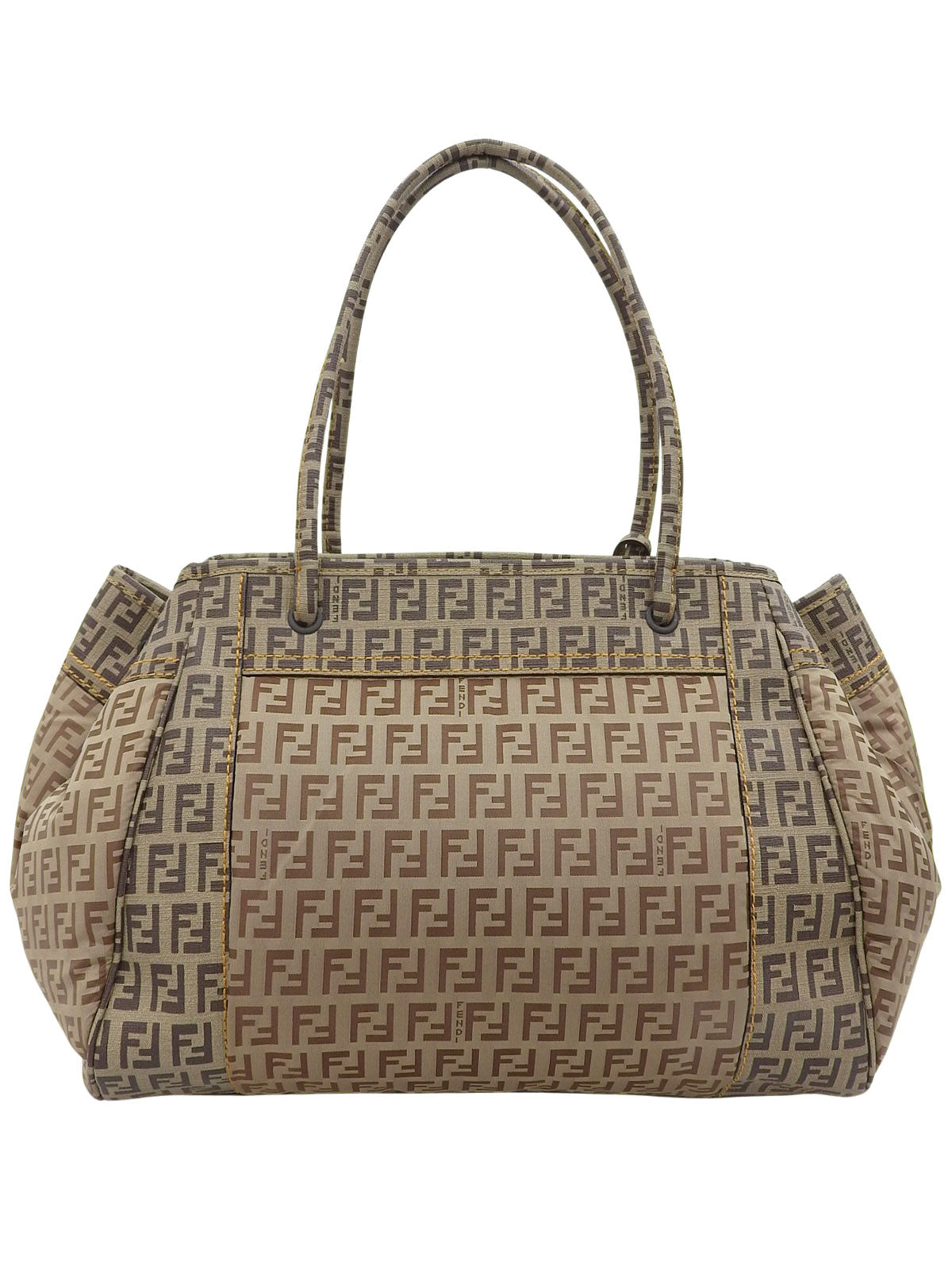 FF Zucchino Pattern Tote Bag, Beige