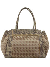 FF Zucchino Pattern Tote Bag, Beige