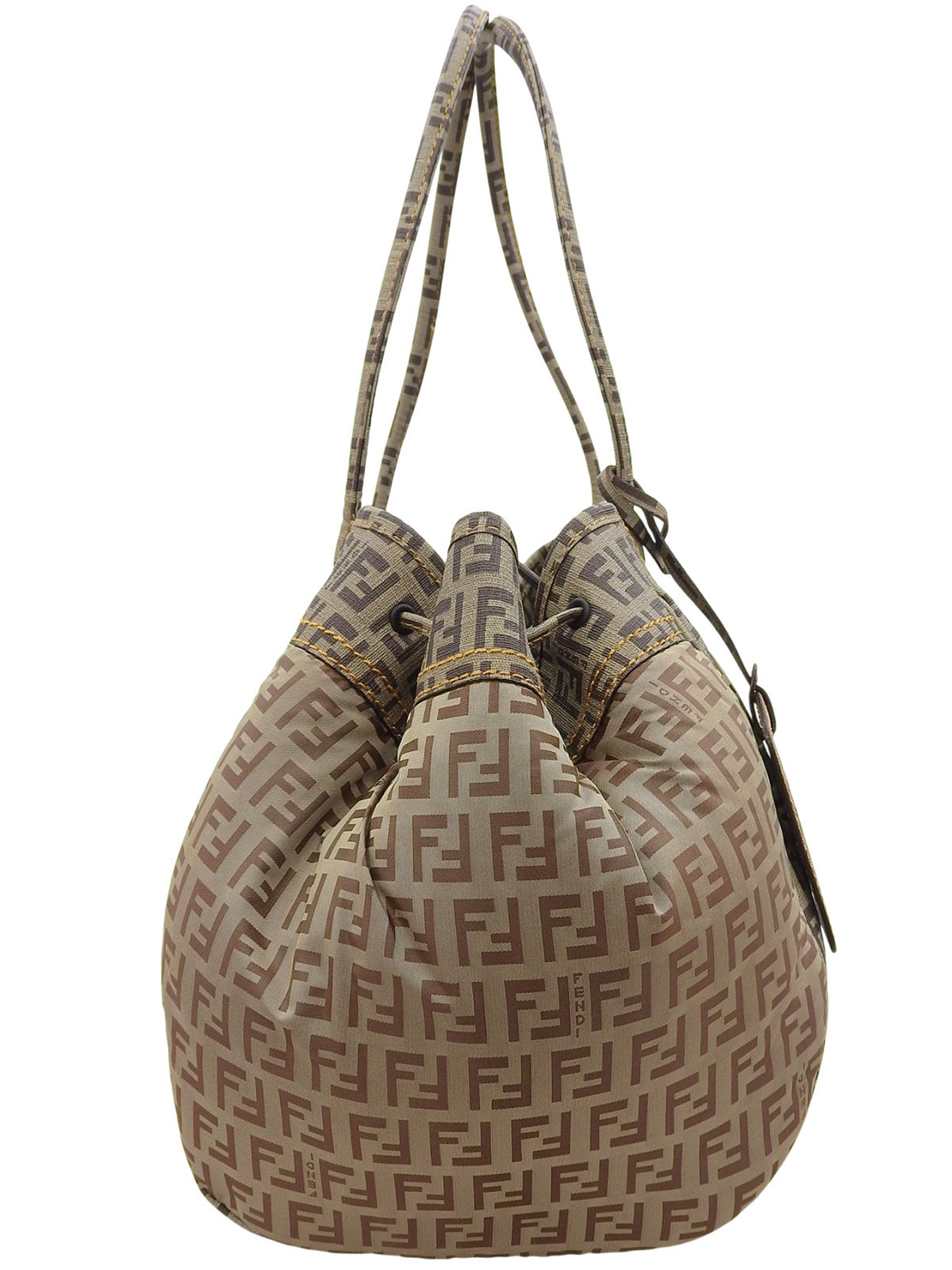 FF Zucchino Pattern Tote Bag, Beige